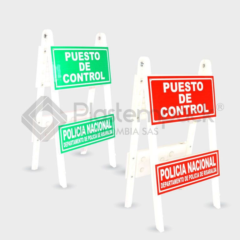 Valla Plástica Marcada Tipo Reten Rellenable