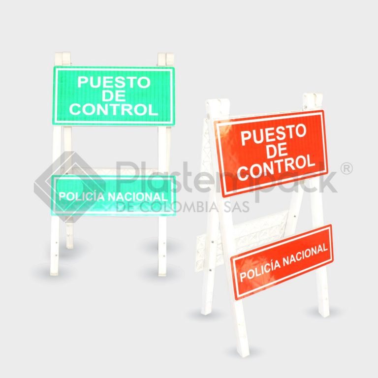 Valla Plástica Marcada Tipo Reten Liviana