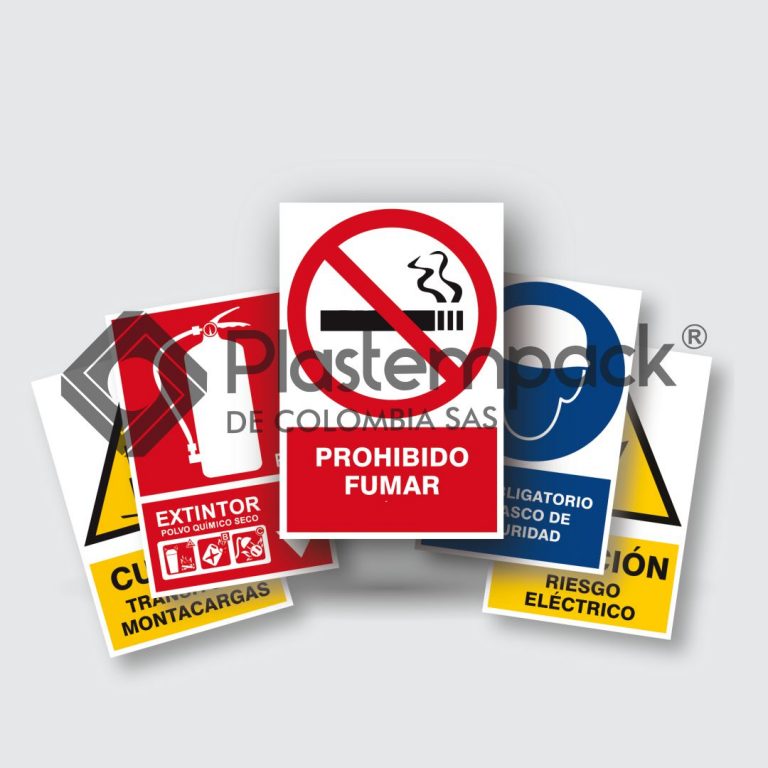 Cartel prohibido fumar vertical, en vinilo adhesivo o poliestireno