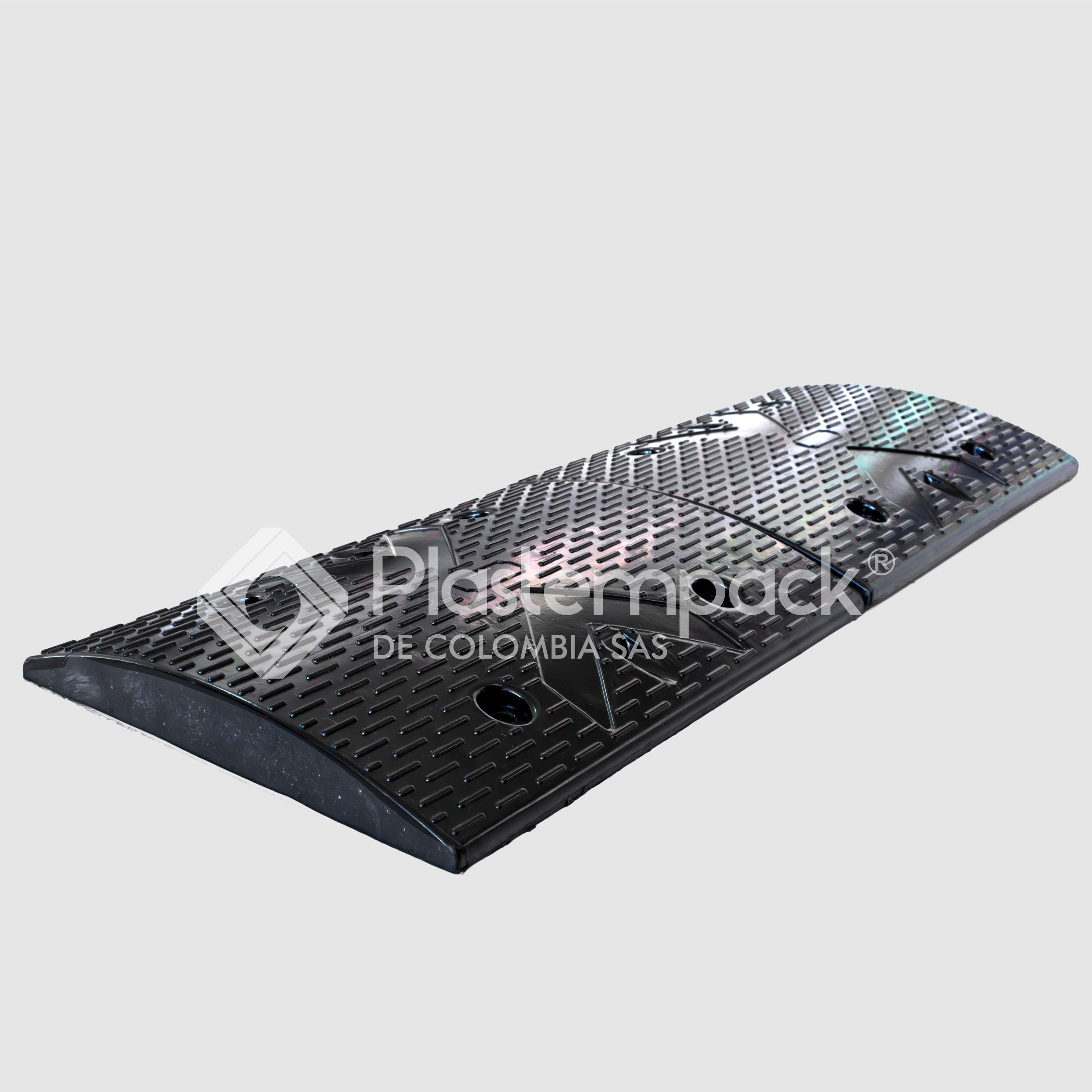 resalto negro en pvc