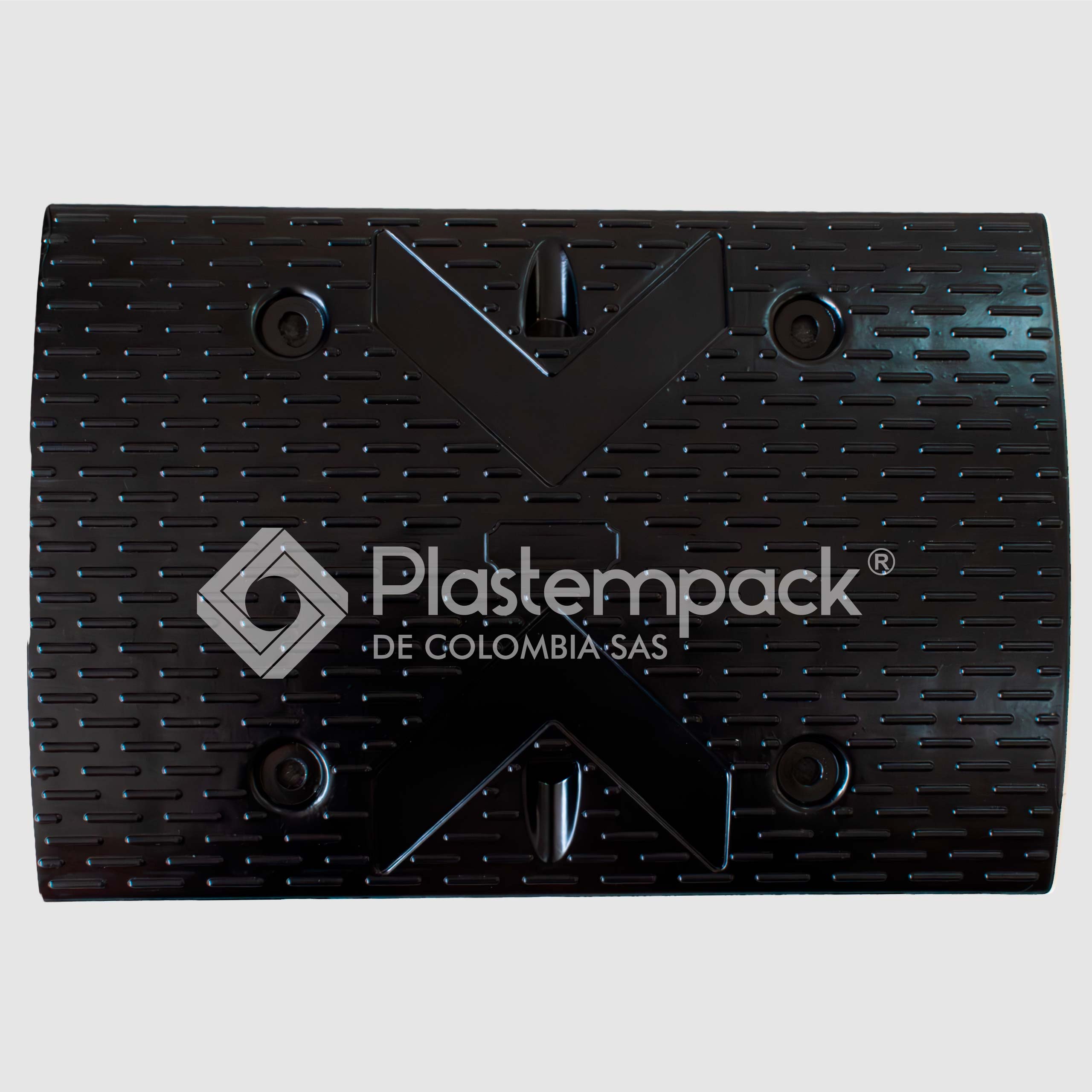 resalto negro en pvc