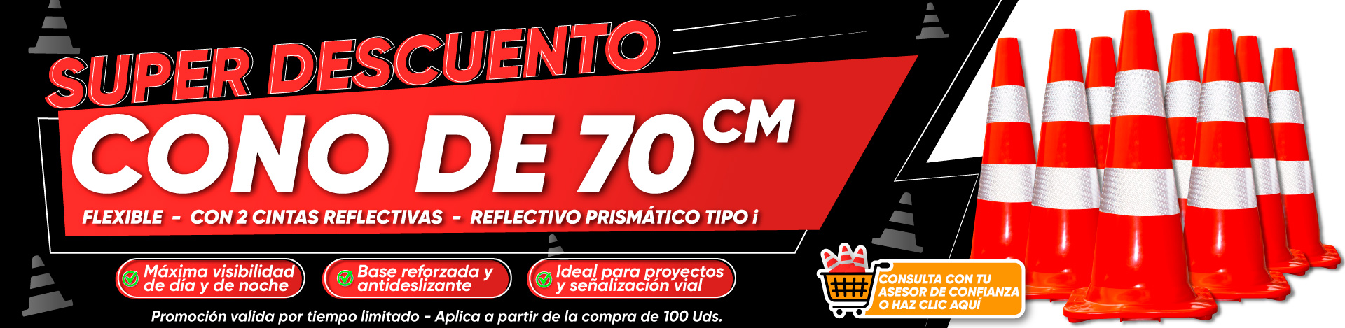 banner promo conos