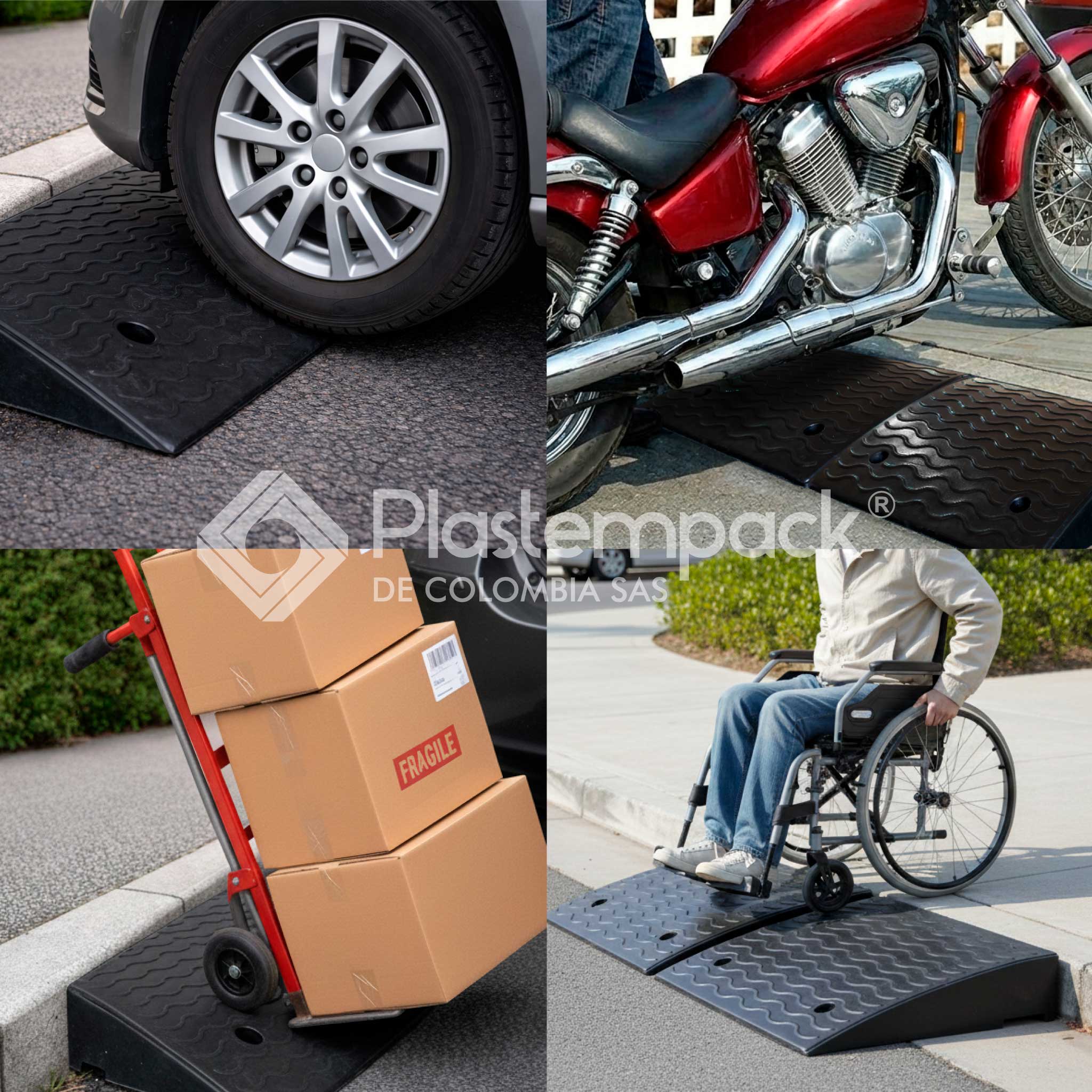 rampa de caucho plastempack