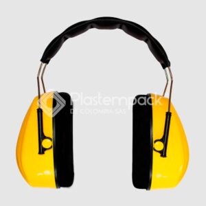 tapa-oidos de copa amarilla