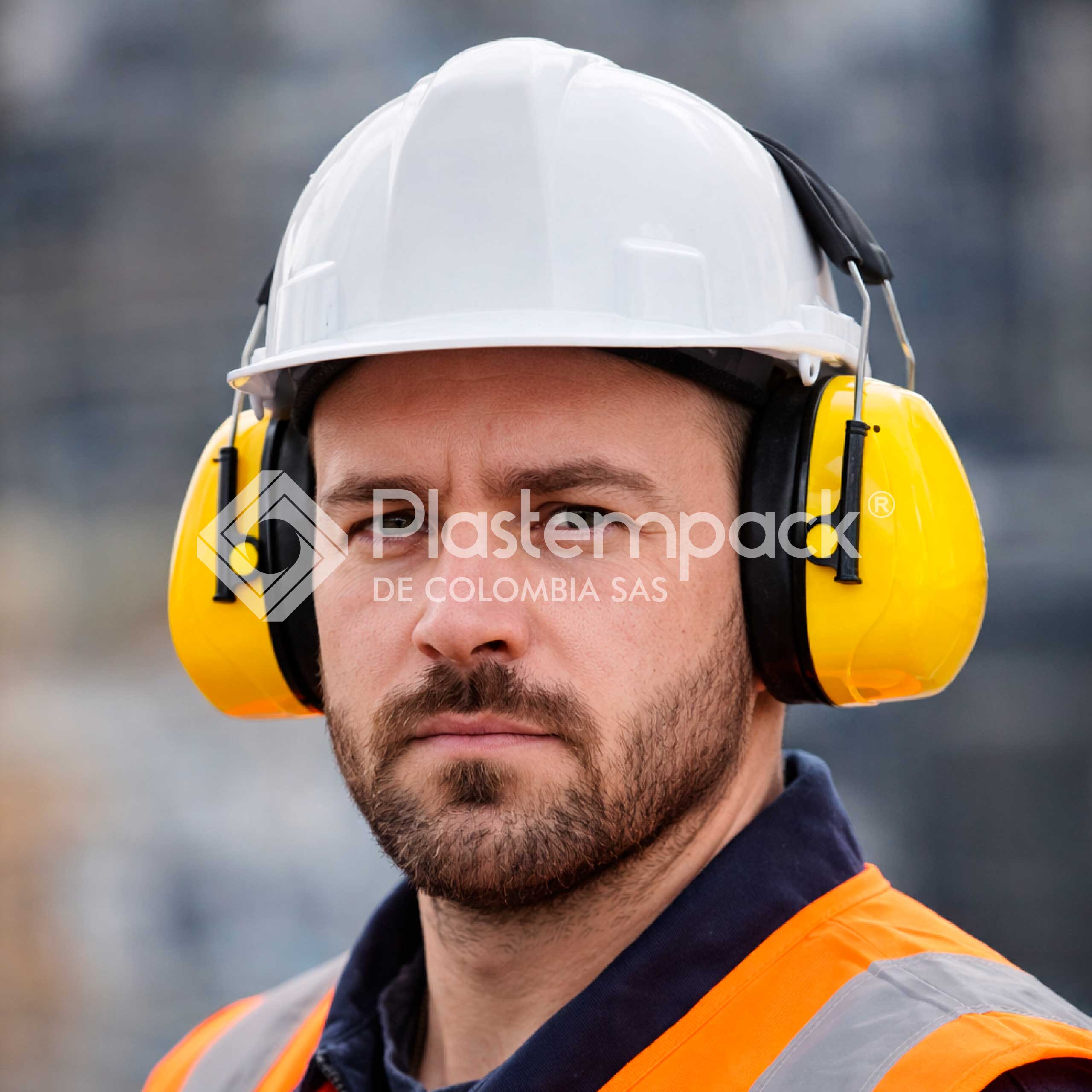 tapa-oidos de copa amarilla
